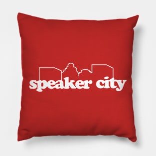 Speaker City Pillow