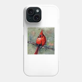 Red Cardinal Bird Phone Case