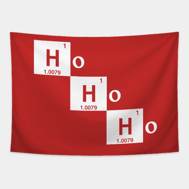 Christmas Chemistry Tapestry by fishbiscuit