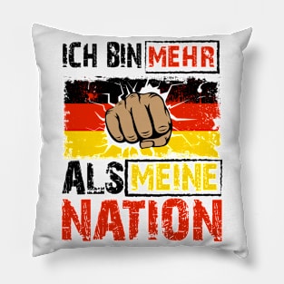 Anti Patriotism Design Germany Pillow
