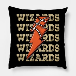 Funny Sports Wizards Proud Name Basketball Classic Pillow