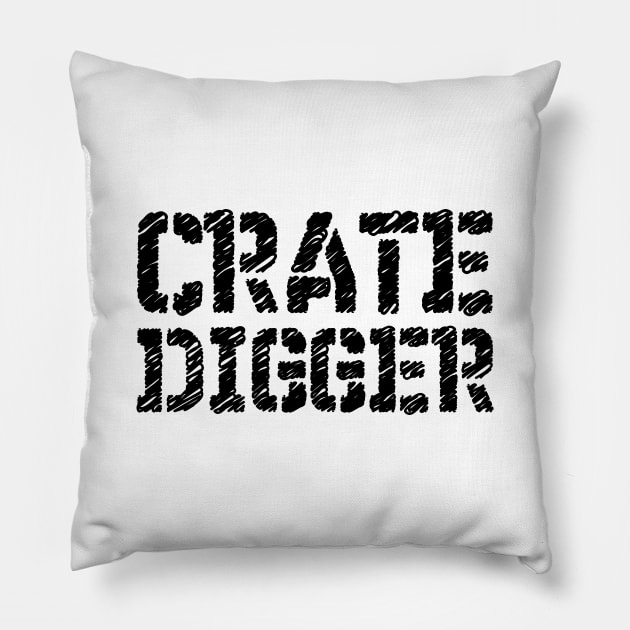 Crate Digger Pillow by forgottentongues