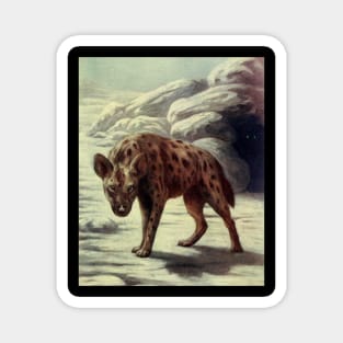 Hyena in the shadows Magnet