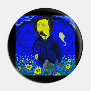 Edgar Allan Poe Artsy Fartsy Pin