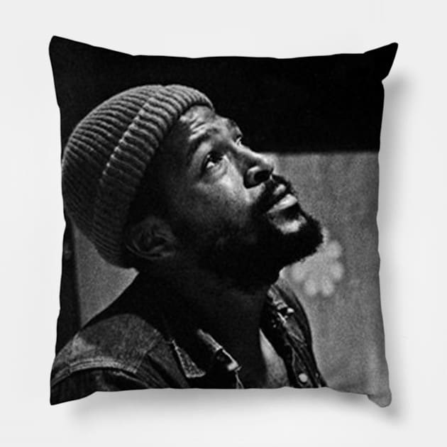 Marvin Gaye 2 Pillow by One Mic History Store