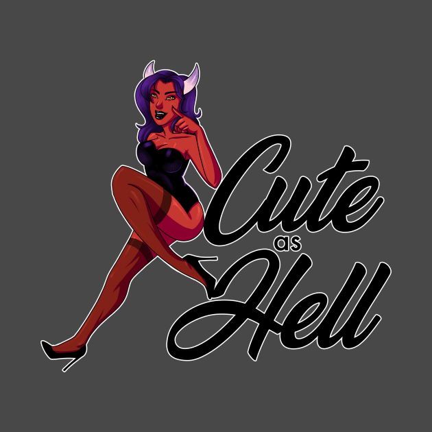 Cute as Hell Pinup by TSquids