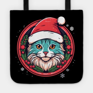 Manx Cat  Xmas, Love Cats Tote