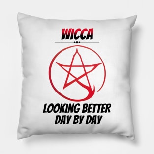 Wicca: Looking Better Day By Day Pillow