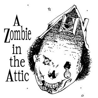 A Zombie in the Attic Magnet