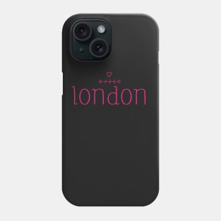 Simply London Love Phone Case
