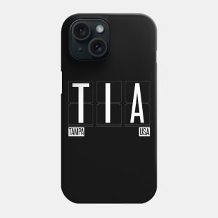 TIA- Tampa Florida Airport Code Souvenir or Gift Shirt Phone Case