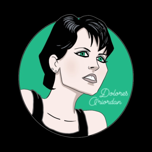 Dolores O'Riordan Tribute Art by AndrewKennethArt