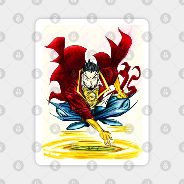 Sorcerer Supreme Dr. Strange avenger Magnet by jorge_lebeau