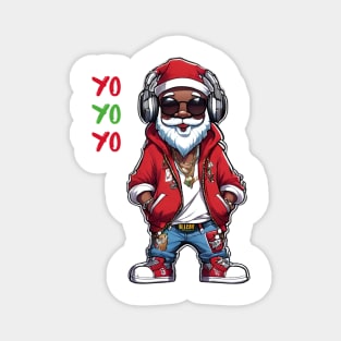 Black-Santa Magnet