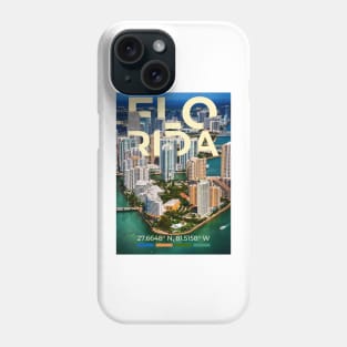 Florida Travel Poster Phone Case