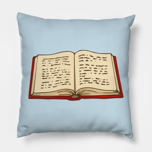 Snowy Morning with a Book Pillow