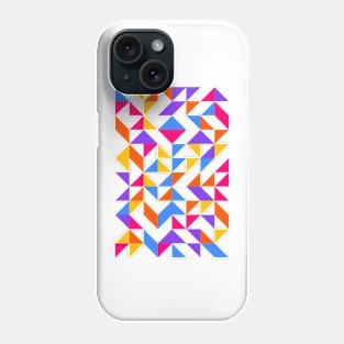 Creative Geometric Colourful Triangle Pattern #9 Phone Case