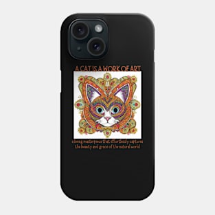 Beautiful, Colorful,  Bohemian Cat | Phone Case