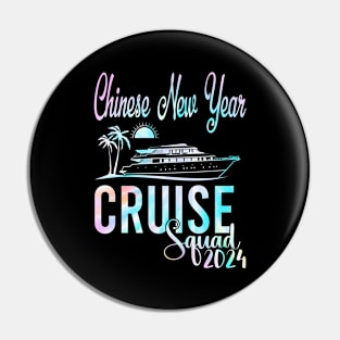 Chinese New Year Cruise 2024 Family Friends Vacation Matching Tee Pin