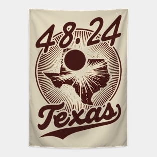 Texas Solar Eclipse Apparel Tapestry