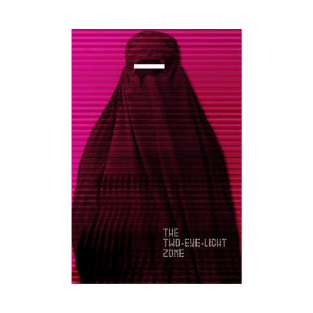 Woman in Burqa Feminist Girl Power by Inogitna Designs