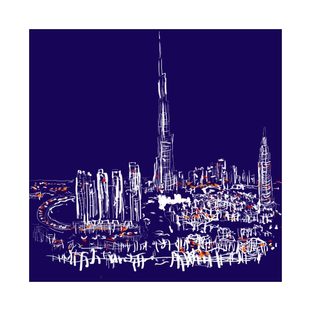 Dubai at night!! by Revart