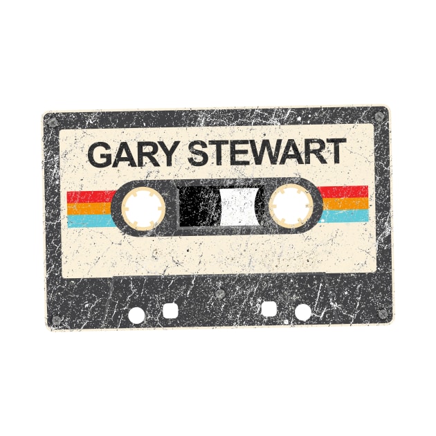 kurniamarga vintage cassette tape Gary Stewart by kurniamarga.artisticcolorful