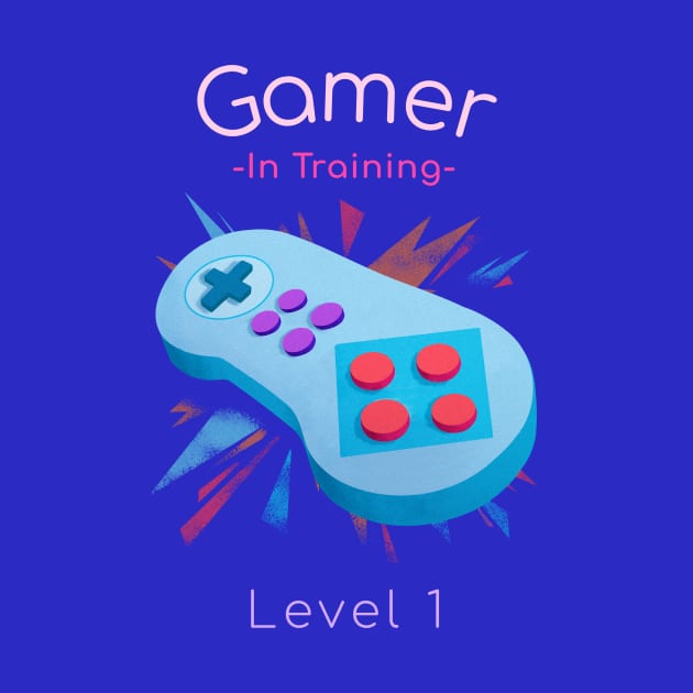 Gamer in Training Level 1 Baby Toddler by Alaskan Skald