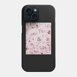 Flowers print, Roses, Pink, Pastel, Fashion print, Scandinavian art, Modern art, Wall art, Print, Minimalistic, Modern Phone Case