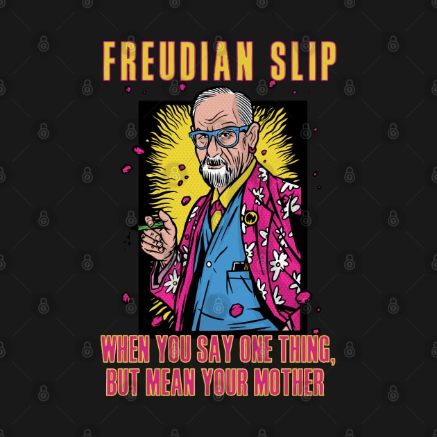 Freudian Slip When You Say One Thing, But Mean Your Mother by HROC Gear & Apparel