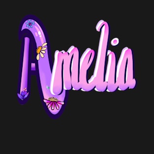 Amelia The top 10 best Personalized Custom Name gift ideas for Amelia girls and women T-Shirt