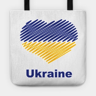 Heart Ukraine (Flag / Blue - Yellow) Tote