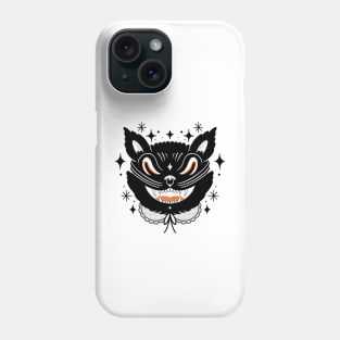 Halloween black cat Phone Case