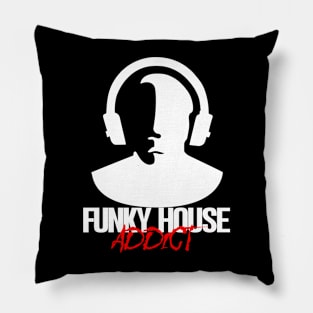 Funky House Addcit - White Pillow