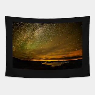 Rangeley Lake Milky Way Rangeley Maine Tapestry