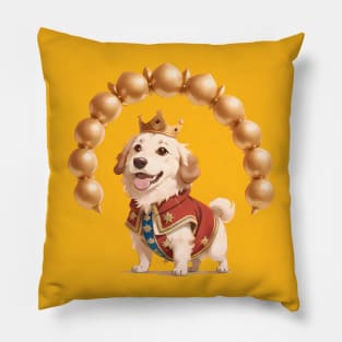 Golden Royalty's Charm Pillow