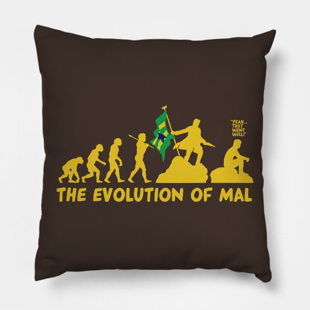 The Evolution Of Mal Pillow by bigdamnbrowncoats