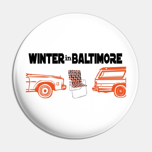 Baltimore Winter Pin by MarcusCreative