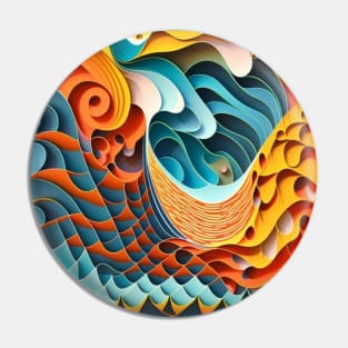 paper washi waves Pin