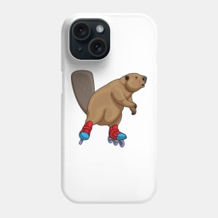 Beaver Inline skating Roller skates Phone Case