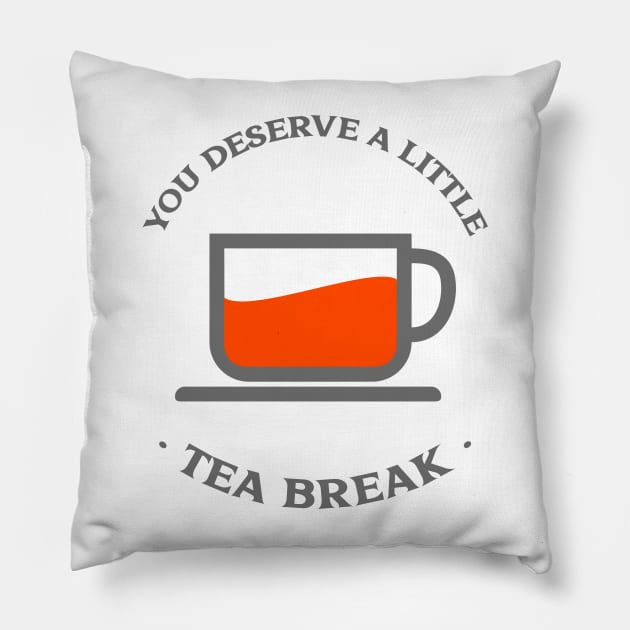 Tea Break Pillow by Octeapus