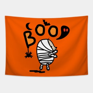 Mochie - Boo Happy Halloween Tapestry