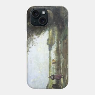 River View by Jean-Baptiste-Camille Corot Phone Case