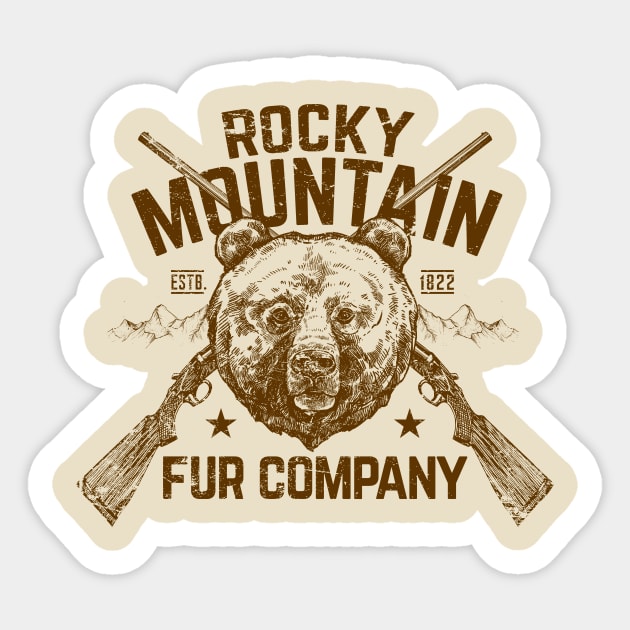 Rocky Mountains Brooch/Magnet