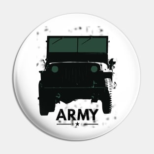 Army jeep Pin