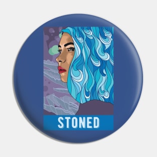 Stoner Stoned Pin