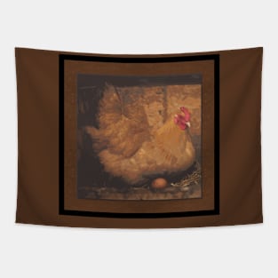 Perfect Chicken Brown Tapestry