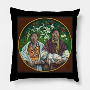 Guatemalan Holy Family II Pillow