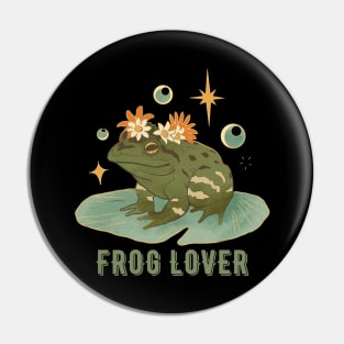 Frog Lover Vintage Pin