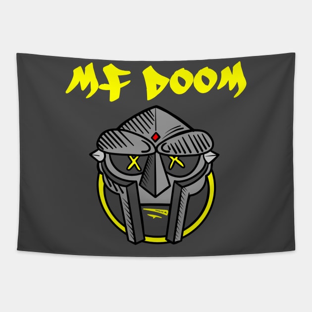 Grimey DOOM Tapestry by TheDopestRobot